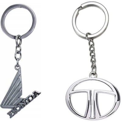 Daiyamondo Tata,Wings HondaLogo silver metal Keychain best quality keychain Key Chain