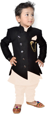 epicss Boys Festive & Party Kurta, Waistcoat and Pyjama Set(Multicolor Pack of 1)