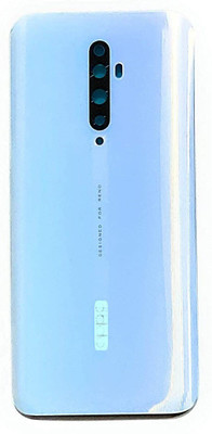 Sandreezz OPPO Reno2 F (with Proper Logo) (Glass) Back Panel(Sky White)
