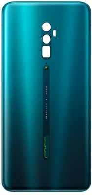 Sandreezz OPPO Reno 10x Zoom (with Proper Logo) (Glass) Back Panel(Green)