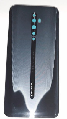 Sandreezz OPPO Reno2 Z (with Proper Logo) (Glass) Back Panel(Jet Black)