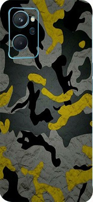 AsSkin Realme 9i Mobile Skin(Ultra Super Military Yellow Camouflage Skin With High Matte Finish.,Skin)