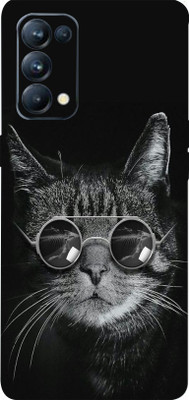 AsSkin Oppo Reno 5 Pro, oppo reno 5 pro Mobile Skin(Ultra Super Kitto Cat With High Matte Finish..,)