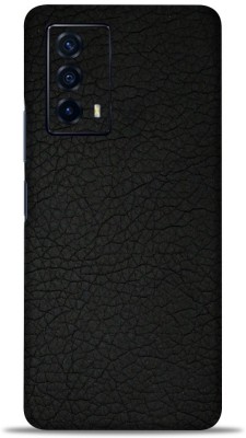 WeCre8 Skin's Vivo Iqoo Z5 5g, Leather Black Mobile Skin(Black)