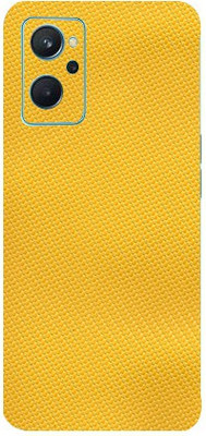 Jeeva Creation Realme 9i, realme 9i Mobile Skin(Ultra Super Yellow Carbon Fiber Skin With High Matte Finish.,)