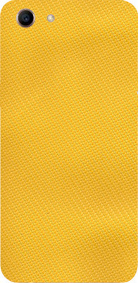 LAMHA Oppo A83 Mobile Skin(Ultra Super Yellow Carbon Fiber Skin With High Mattte Finish.)
