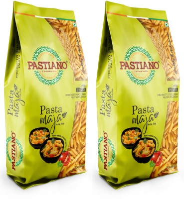 PASTIANO MAJA PENNE PASTA- 500 GMS EACH- PACK OF 2 Penne Pasta(Pack of 2, 1 kg)