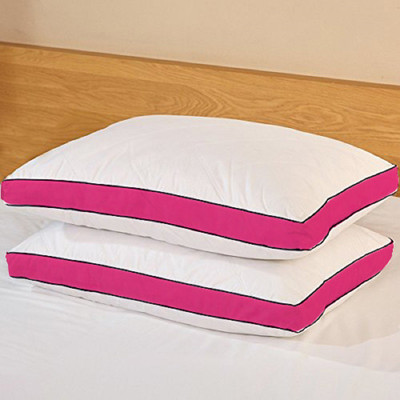 EVERDECOR Microfibre Solid Sleeping Pillow Pack of 2(Rani)
