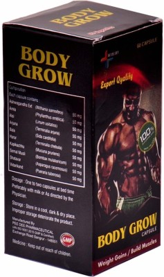 Rikhi Body Grow Capsule 120 Weight Gainers/Mass Gainers(120 Capsules, N/A)
