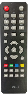 TVE STB-3640 Set Top Box Remote Control Compatible for  Hathway Remote Controller(Black)