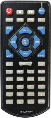 BhalTech IT-502WD SUF Home Theater System Compatible for  Home Theater INTEX Remote Controller(Black)