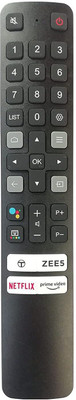 BhalTech LED LCD HD Smart TV Universal with Prime Vedio (with Voice Function) Compatible TCL Remote Controller(Black)