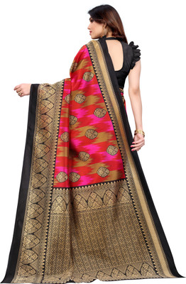 Divastri Printed Bollywood Art Silk Saree(Multicolor)