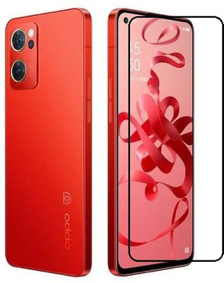 Caseline Edge To Edge Tempered Glass for Oppo Reno 7 5G, Reno 7 5G, Reno 7(Pack of 1)