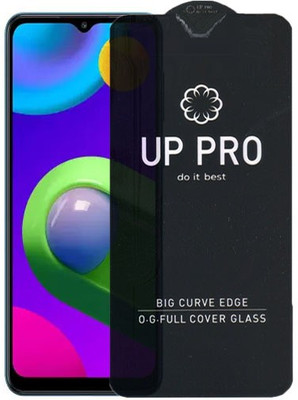 S-Softline Edge To Edge Tempered Glass for Samsung Galaxy M02, Premium Branded Glass With Camera Cut(Pack of 1)