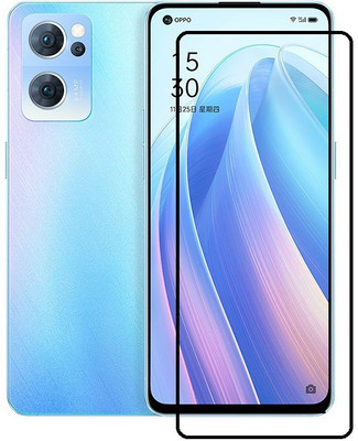 Caseline Edge To Edge Tempered Glass for Oppo Reno 7 5G, Reno 7 5G, Reno 7(Pack of 1)