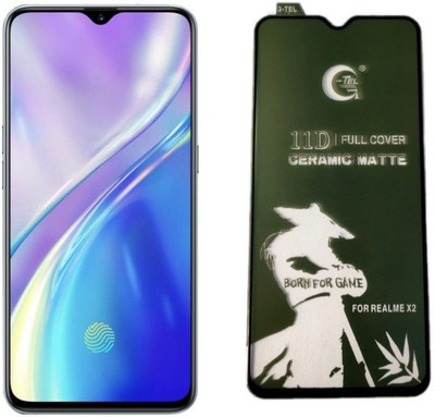 Gtel Edge To Edge Tempered Glass for Realme XT(Pack of 1)