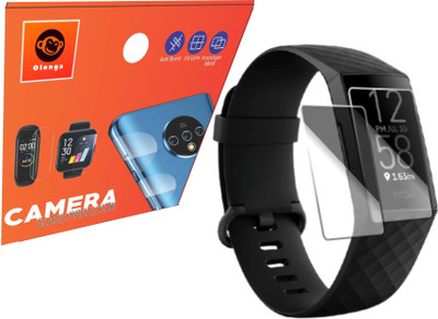 Olonga Screen Guard for FITBIT CHARGE 4 SMART WATCH(Pack of 2)