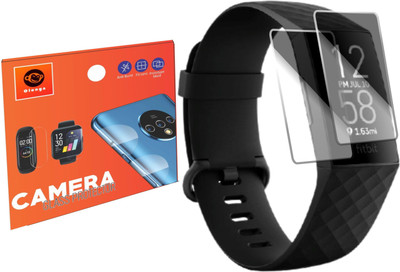 Olonga Screen Guard for FITBIT CHARGE 4 SMART WATCH(Pack of 2)