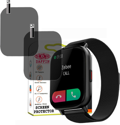 daffin Screen Guard for ZEBRONICS ZEB-FIT7220CH SMARTWATCH SCREEN GUARD(Pack of 2)