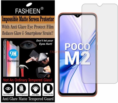 Fasheen Tempered Glass Guard for MI POCO M2 (Matte Finish)(Pack of 1)