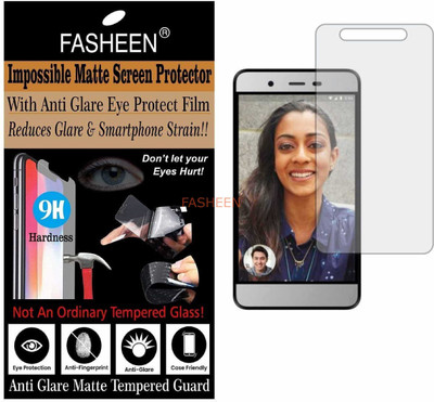 Fasheen Tempered Glass Guard for MICROMAX VDEO 1 Q4001 (Matte Finish)(Pack of 1)