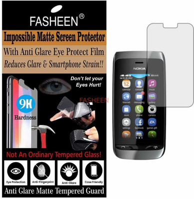 Fasheen Tempered Glass Guard for NOKIA ASHA 308 (Matte Finish)(Pack of 1)