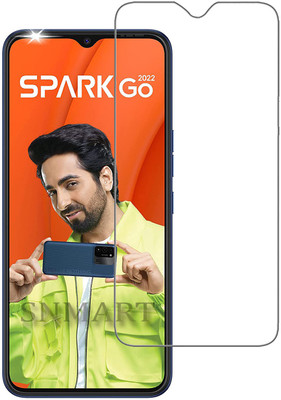 SNMART Tempered Glass Guard for Tecno Spark Go 2022(Pack of 1)