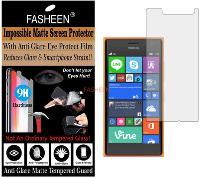 Fasheen Tempered Glass Guard for NOKIA LUMIA 730 DUAL SIM (Matte Finish)(Pack of 1)