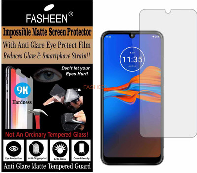 Fasheen Tempered Glass Guard for MOTOROLA MOTO E6S (Matte Finish)(Pack of 1)