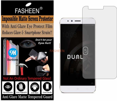 Fasheen Tempered Glass Guard for MICROMAX DUAL 5 (Matte Finish)(Pack of 1)