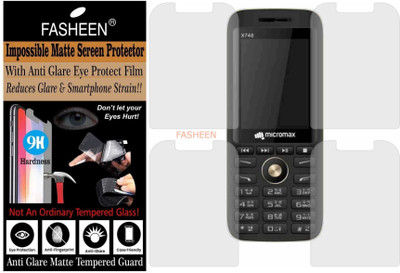Fasheen Tempered Glass Guard for MICROMAX X748 (Matte Finish)(Pack of 1)