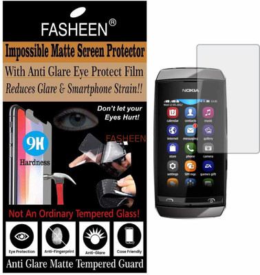 Fasheen Tempered Glass Guard for NOKIA ASHA 305 (Matte Finish)(Pack of 1)