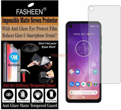 Fasheen Tempered Glass Guard for MOTOROLA MOTO ONE VISION (Matte Finish)(Pack of 1)