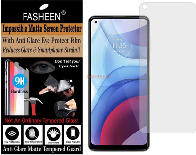 Fasheen Tempered Glass Guard for MOTOROLA MOTO G POWER 2021 (Matte Finish)(Pack of 1)