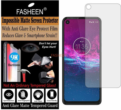 Fasheen Tempered Glass Guard for MOTOROLA MOTO ONE ACTION (Matte Finish)(Pack of 1)