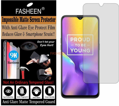 Fasheen Tempered Glass Guard for REALME U1 (Matte Finish)(Pack of 1)