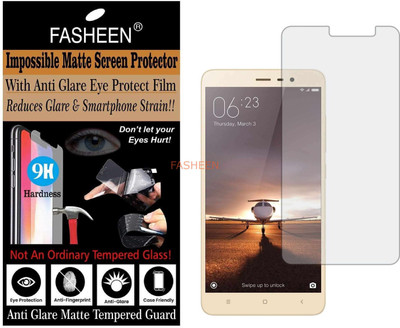 Fasheen Tempered Glass Guard for MI REDMI NOTE 3 (Matte Finish)(Pack of 1)