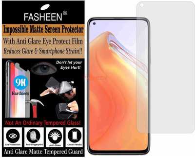 Fasheen Tempered Glass Guard for MI K30S (Matte Finish)(Pack of 1)
