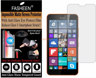 Fasheen Tempered Glass Guard for MICROSOFT LUMIA 640 XL LTE (Matte Finish)(Pack of 1)