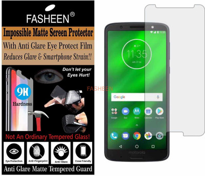 Fasheen Tempered Glass Guard for MOTOROLA MOTO G6 PLUS (Matte Finish)(Pack of 1)