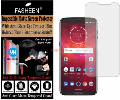 Fasheen Tempered Glass Guard for MOTOROLA MOTO Z3 PLAY (Matte Finish)(Pack of 1)