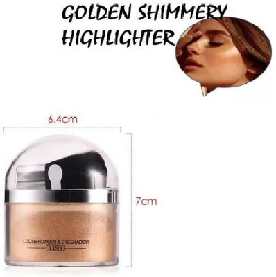 MYEONG 3D FACE & BODY WHITE SHIMMER LOOSE HIGHLIGHTER POWDER(GOLD)