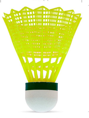 one ton Tasco Club-100 Plastic Shuttlecock Pack of 10 Plastic Shuttle  - Green(Medium Fast, 78, Pack of 10)