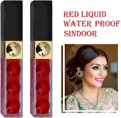 YAWI MATT LOOK Matte Liquid Sindoor Water Proof (Deep RED ) COMBO SINDOOR(Red)