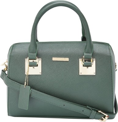 Forever Glam By Pantaloons Green Sling Bag Dark Green Bowling Bag