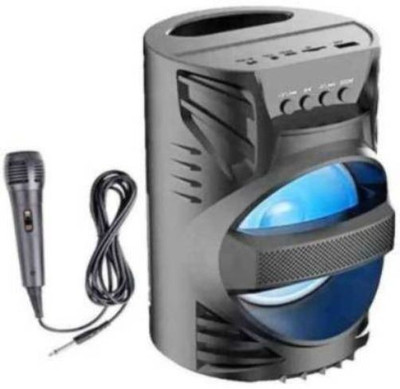 GUGGU MJH_489C_LZ 4104||WS-04|| Karaoke Speaker With Mic compatiable With smartphones 15 W Bluetooth Tower Speaker(Black, 4.1 Channel)