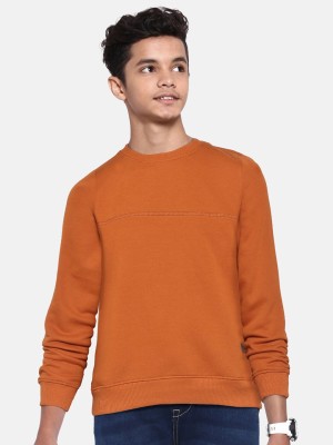 UTH by Roadster Full Sleeve Solid Boys Sweatshirt