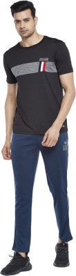 Ajile By Pantaloons Solid Men Blue Track Pants