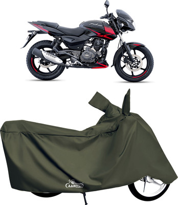 XAFO Waterproof Two Wheeler Cover for Bajaj(Pulsar, Green)